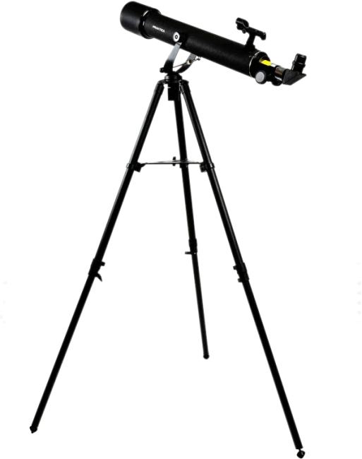Praktica 91180720 Praktica Телескоп Altair 80/720AZ искатель red dot, адаптер для смартфона.  Цвет  черный