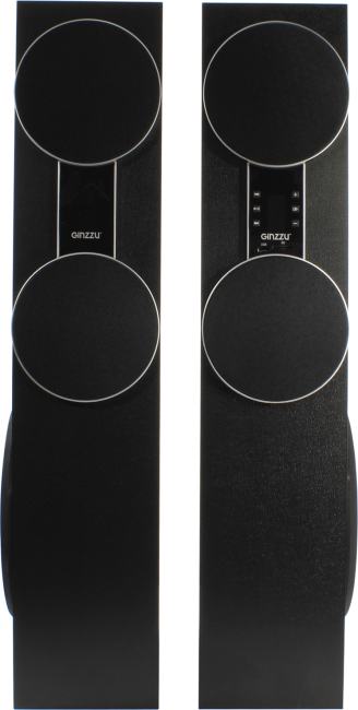 Акустическая система Ginzzu GM-325 2.0 2x60W/BT/USB/SD/FM/AUX/ДУ черный