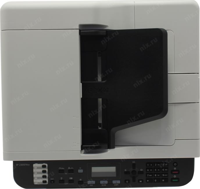 Ricoh <SP 230SFNw> (A4, 30 стр/мин, 64Mb, LCD, лазерное МФУ, факс,  1200 dpi, USB2.0,сетевой,WiFi,двуст.печать,ADF)