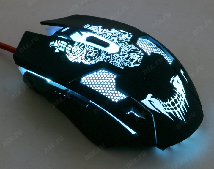 QUMO Gaming Optical Mouse <Annihilator M04>  (RTL)  USB  6btn+Roll <21348>