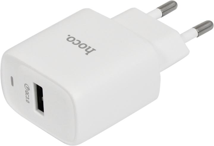 Hoco C140A White <627795> Зарядное устройство USB  (Вых. DC5/9/12V, USB)