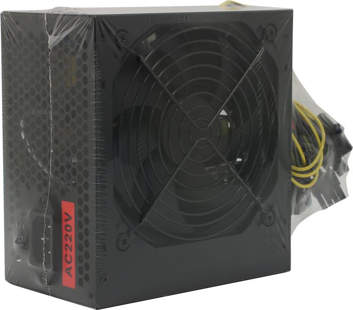 Exegate EX221643RUS-S Блок питания 600NPX, ATX, SC, black, 12cm fan, 24p+4p, 6/8p PCI-E, 3*SATA, 2*IDE, FDD + кабель 220V с защитой от выдергивания