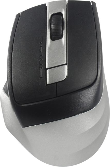 A4Tech FSTYLER Wireless&Bluetooth Optical Mouse <FB35CS Smoky  Grey>  (RTL)  USB 6btn+Roll