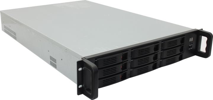 Server Case 2U  ExeGate Pro <2U650-HS09>  ATX  2x800W  (24+4пин) <EX294280RUS>