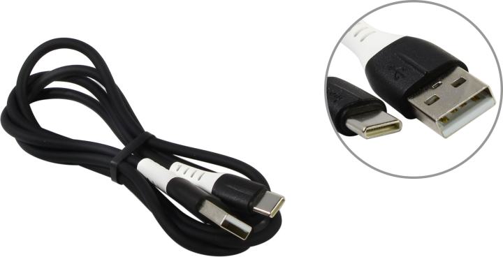 Hoco X82 Black <768575>  Кабель  USB  AM-->USB-C 1м