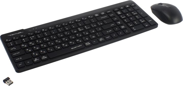 A4Tech Fstyler Wireless FG2300 Air2 Black (Кл-ра, USB,  FM+Мышь,3кн,  Roll,  USB, FM)
