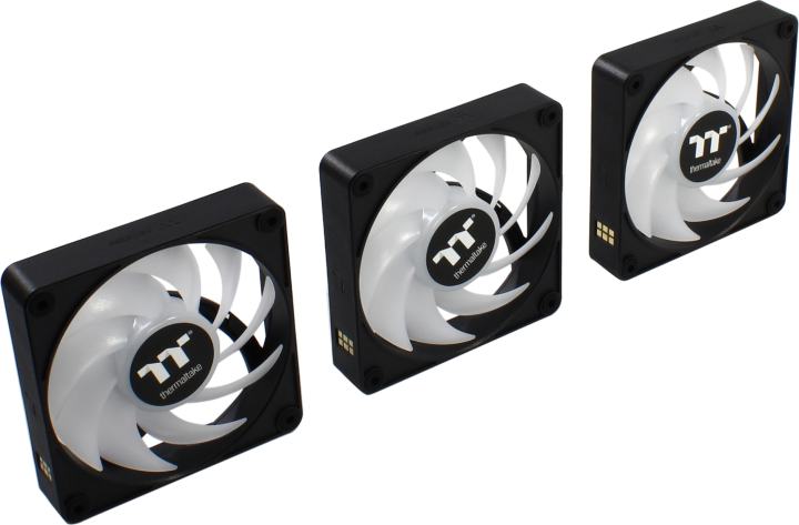 Вентилятор Thermaltake CL-F181-PL12SW-A, 120мм, ARGB, 3шт, черный
