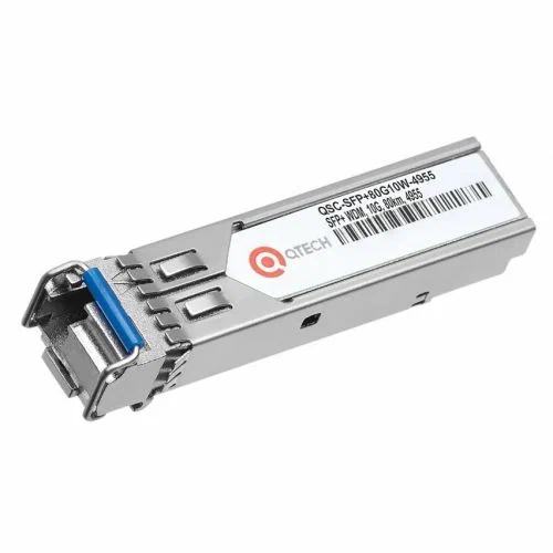 Модуль SFP+ QTECH QSC-SFP+80G10W-4955 WDM BIDI, 80 км, 10 Гбит/c, TX=1490/RX=1550 нм, DFB, PIN, LC