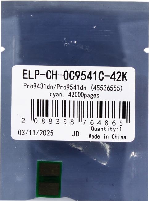 Чип <ELP-CH-OC9541C-42K>  Cyan  для  OKI Pro9431dn/Pro9541dn