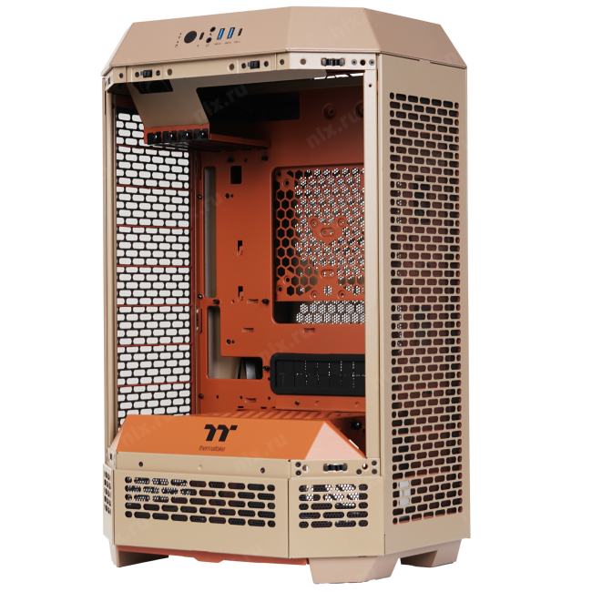 CA-1Y4-00SGWN-00 Корпус Thermaltake The Tower 300 коричневый без БП miniITX 8x120mm 6x140mm 2xUSB3.0  audio bott PSU