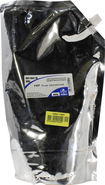 Тонер B&W Standart HST-003-1K-BAG  (HP  Universal)  1000 г