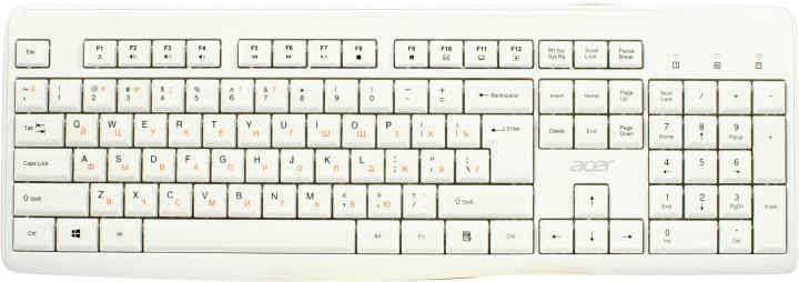 Клавиатура Acer  OKW500  <ZL.KBDEE.01S>  <USB> 104КЛ