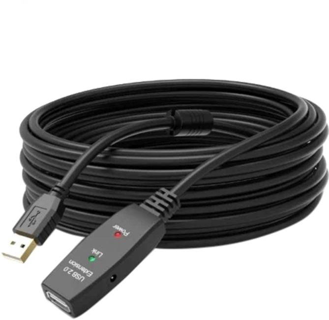 KS-866-30 Кабель USB 2.0 AM AF KS-is  (KS-866-30) 30м активный