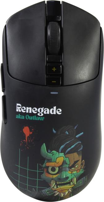 Bloody Wireless Gaming Mouse <R72 Duo Renegade Midnight>  (RTL) USB 7btn+Roll