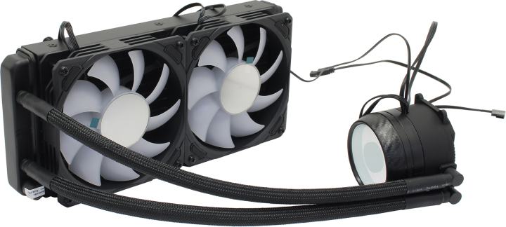 Aerocool  <Mirage  L240>  вод.охл.(4пин,775/1155/1200/2011/2066/AM4-FM2,26.8дБ, 600-2000об/м,Cu+Al)