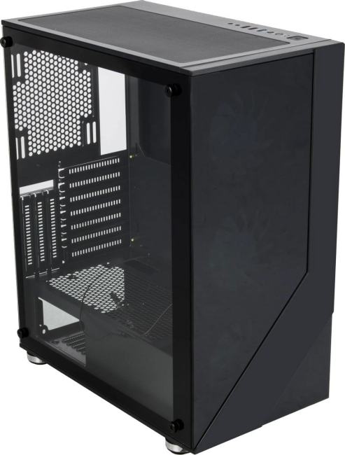 Корпус Formula V-LINE 7713 черный без БП ATX 3x120mm 6x140mm 2xUSB2.0 1xUSB3.0 audio bott PSU