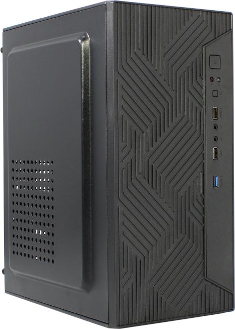 Minitower  ExeGate <BAA-303U> Black  MicroATX  450W  (24+4пин) <EX298001RUS>