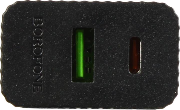 BOROFONE BAS76A Black <122873> Зарядное устройство USB (Вых.  DC5/9/12V,  30W,  USB, USB-C)