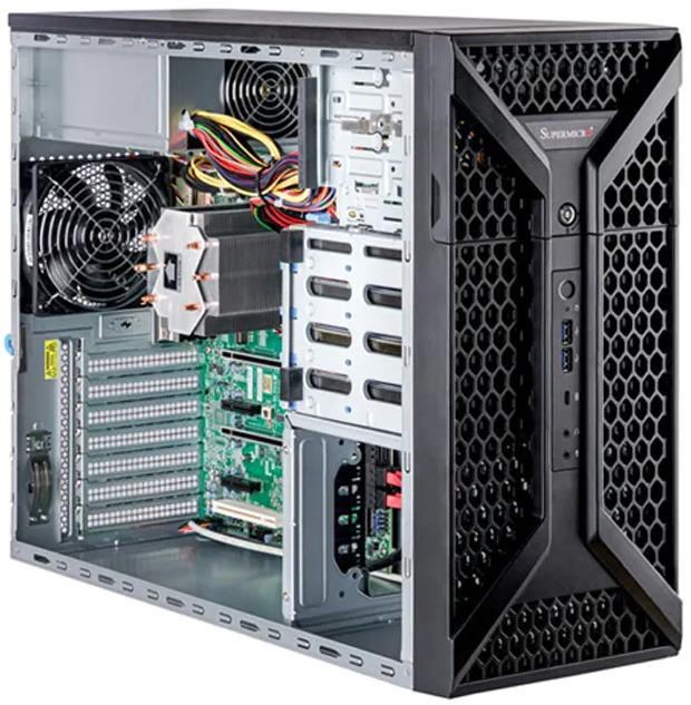 SYS-531A-IL - Платформа рабочей станции, SUPERMICRO, SYS-531A-IL, LGA-1700, Intel® W680, PCI-E, HDMI/DVI-D/DP, SATA, 4xNHS SATA, 1Gb/2.5Gb, 8 DDR5, 668W