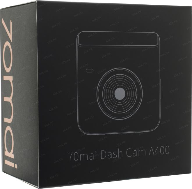 70mai <A400 Gray> Dash Cam A400 (2560x1440,145°,LCD  2",microSDXC,WiFi, G-sens, USB,мик,Li-Pol)