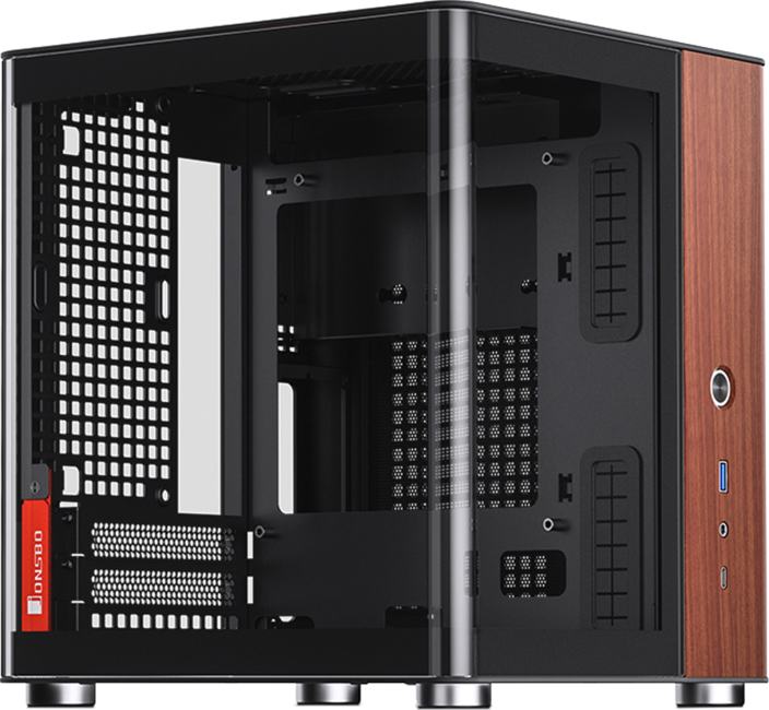 Корпус JONSBO TK-0, Mini-ITX, Cube-Case, черный, без БП (TK-0)