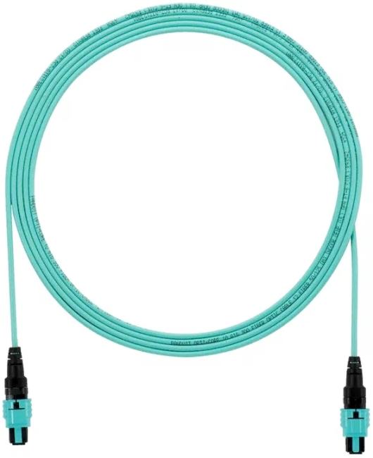 Каб.сборка Panduit FZTRL7N7NBNM010 12x50/125 OM4 PanMPO-PanMPO полярность  B  10м  LSZH аквамарин