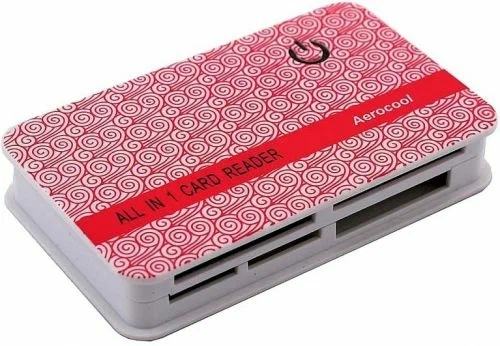 Картридер внешний "Aerocool AT 932A" All in 1  (свыше  32Gb)  SD/MMC/M2/MS/MS Pro/T-F/M2