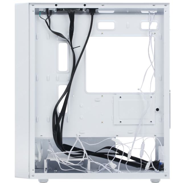 Ocypus Gamma-C50-WHG400XX-GL Корпус ПК без блока питания/ Case Ocypus Gamma C50 WH ARGB, Mini-Tower, TG,  4x120mm  ARGB,