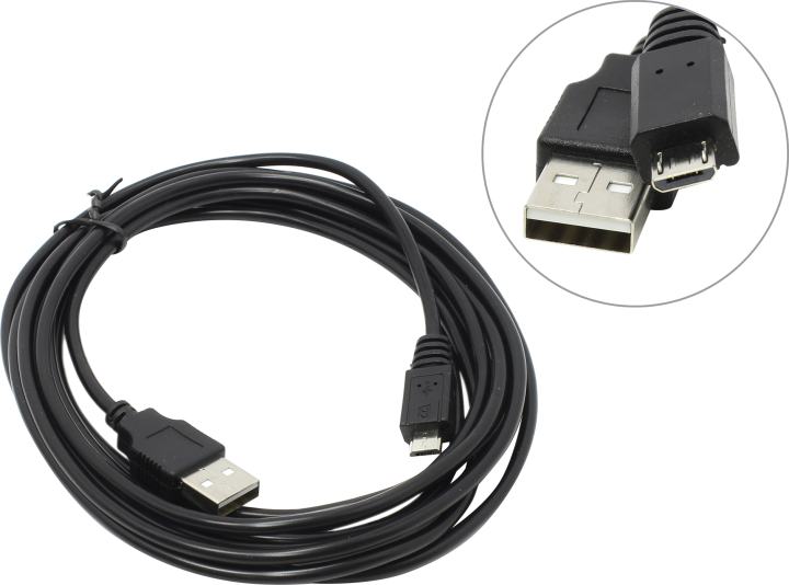 Кабель ExeGate EX205299RUS Кабель USB 2.0 A-->micro-B 3м ExeGate