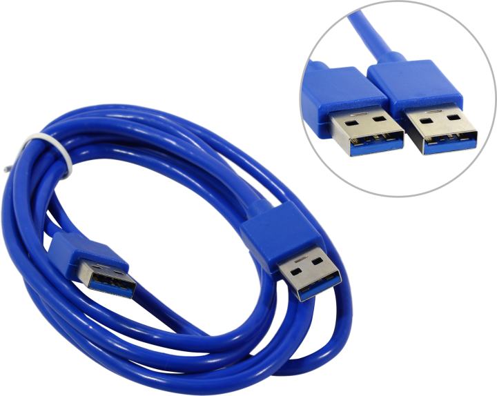 Exegate EX300132RUS Кабель USB 3.0 ExeGate EX-CC-USB3-AMAM-1.5 (Am/Am, 1,5м)