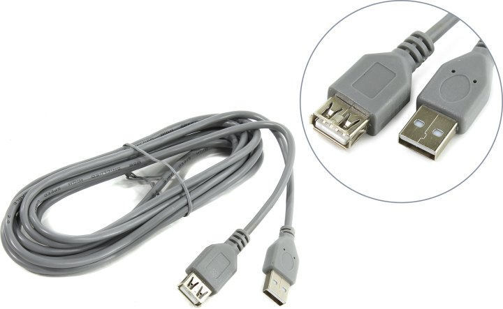 Smartbuy <K840> Кабель удлинительный USB  2.0 A-->A 3м