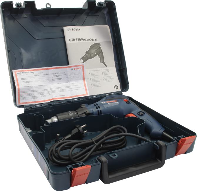 Bosch GTB 650 <06014A2000> Шуруповёрт (12Нм, 950W, 5000 об/мин,  6-ти гран. 1/4")