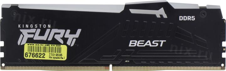 Kingston Fury Beast RGB <KF552C40BBAK2-16> DDR5 DIMM 16Gb  KIT  2*8Gb  <PC5-41600> CL40