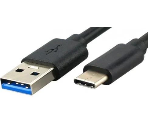 KS-842B-3 Кабель USB-A M USB-C M KS-is (KS-842B-3) USB 2.0, 2.4A, черный, 3м