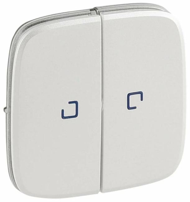 Клавиша Legrand 755229 Valena ALLURE, 2-ая,  с подсветкой/индикацией, жемчуг