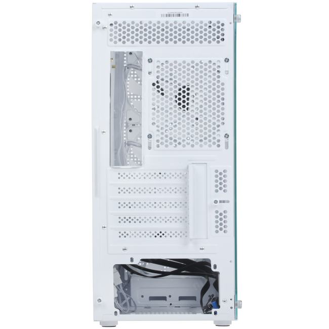 Ocypus Gamma-C50-WHG400XX-GL Корпус ПК без блока питания/ Case Ocypus Gamma C50 WH ARGB, Mini-Tower, TG,  4x120mm  ARGB,