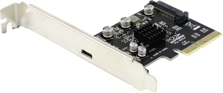 ASIA <ASM3242 USB C  PORT>  PCI-Ex4,  USB-C 1port-ext