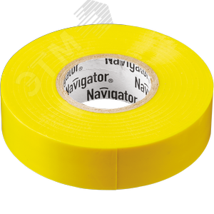 Navigator Group 17359 Изолента ПВХ желтая 19мм 20м Navigator NIT-A19-20/Y (71112)