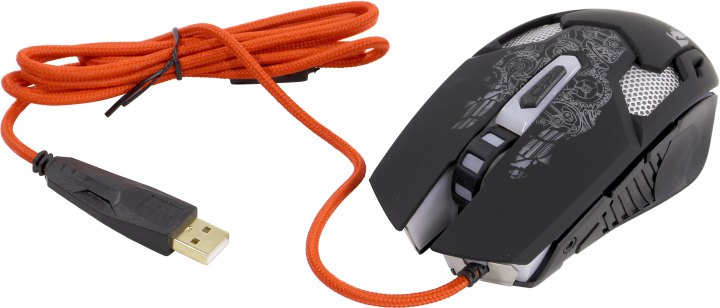 QUMO Gaming Optical Mouse <Annihilator M04>  (RTL)  USB  6btn+Roll <21348>