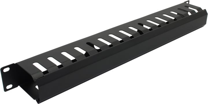 ExeGate <CM19-1U-16M-CV> Кабельный органайзер  19"  1U,  металлический <EX292872RUS>