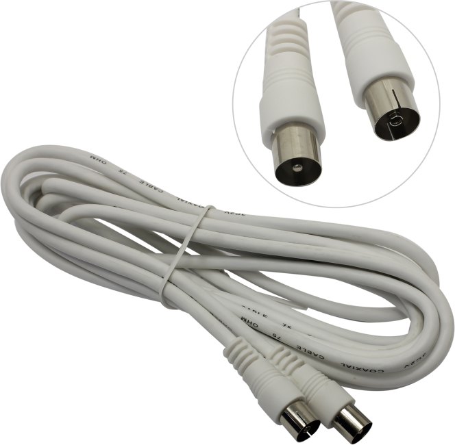 Smartbuy <KTV-233> Кабель удлинительный антенный ТВ 9.5  (M-F),  3м