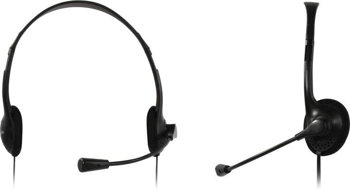 Наушники с микрофоном Ritmix RH-512M (с регулятором громкости, шнур 1.2м)