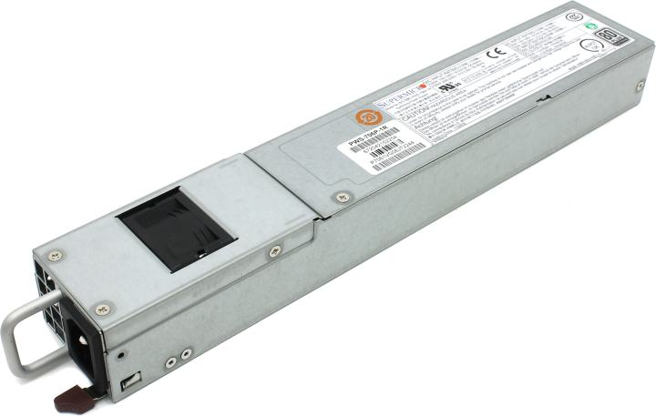 Supermicro PWS-706P-1R Сервер.блок питания 700/750W Single Output Power Supply Platinum level, 54.5m
