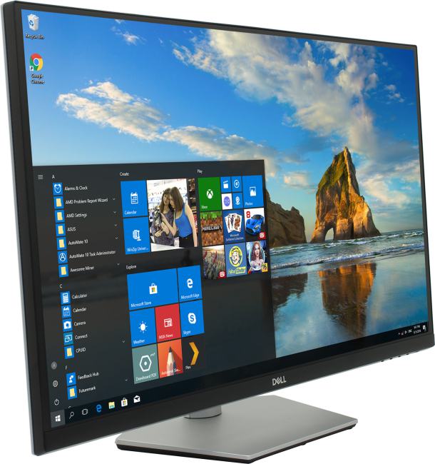 27"    ЖК монитор DELL S2722DC <567609> с поворотом экрана (LCD, 2560x1440, HDMI,  DP, USB3.2 Hub)