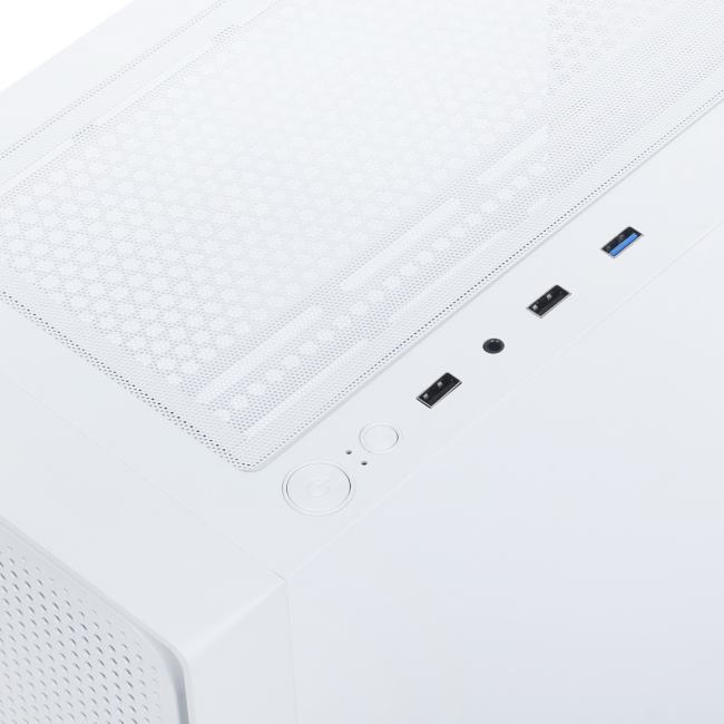 Ocypus Gamma-C50-WHG400XX-GL Корпус ПК без блока питания/ Case Ocypus Gamma C50 WH ARGB, Mini-Tower, TG,  4x120mm  ARGB,