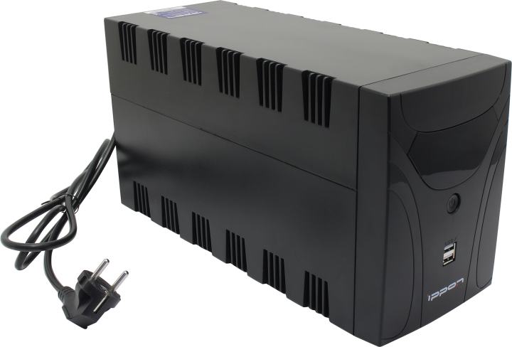УЦЕНКА   UPS 2200VA Ippon Smart Power Pro II 2200 Euro LCD+защита  телефонной  линии/RJ45+USB