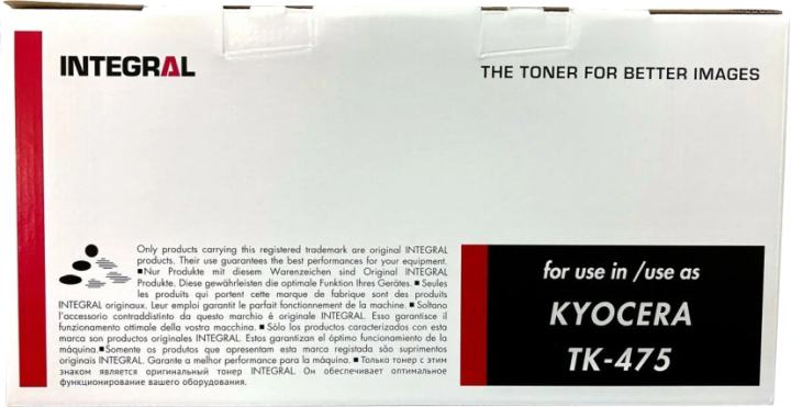Тонер-картридж Integral TK-475 Chip 12100062 Kyocera TASKalfa 255, 255B, 305, FS 6025MFP, 6030 MFP