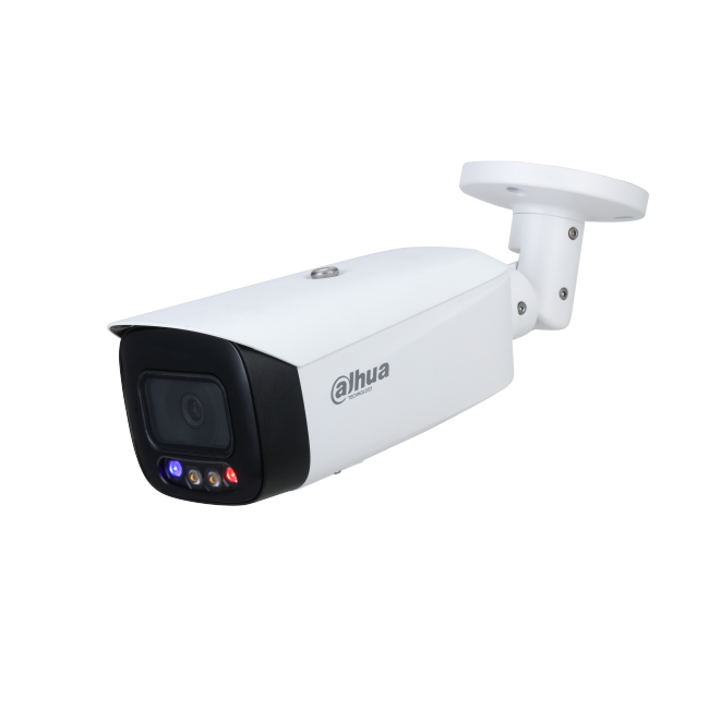 DAHUA DH-IPC-HFW3449T1P-AS-PV-0360B-PRO Уличная цилиндрическая IP-видеокамера WizColor TiOC K 4Мп, 1/1.8” CMOS, объектив 3.6мм, видеоаналитика, 2 микрофона, ИК 50м, LED 50м, IP67, металл/пластик