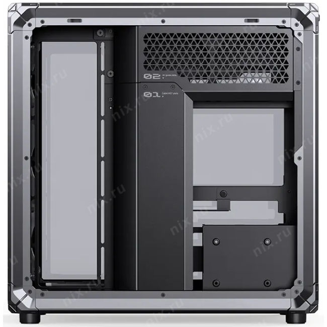 Корпус JONSBO X400 PRO Gray, TG (aquarium),  mini-ITX,  mATX,  ATX, серый