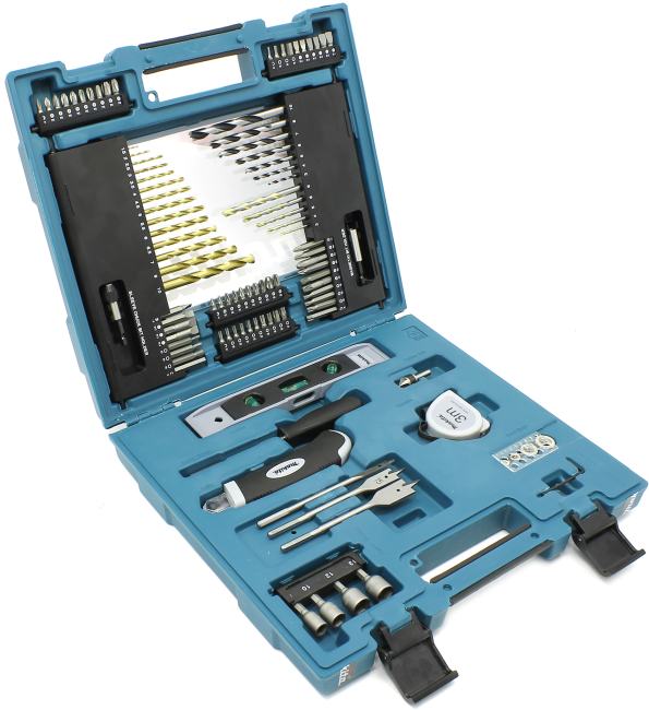 Makita <D-31778> Набор насадок, свёрл и ручного инструмента (104  шт,  кейс)
